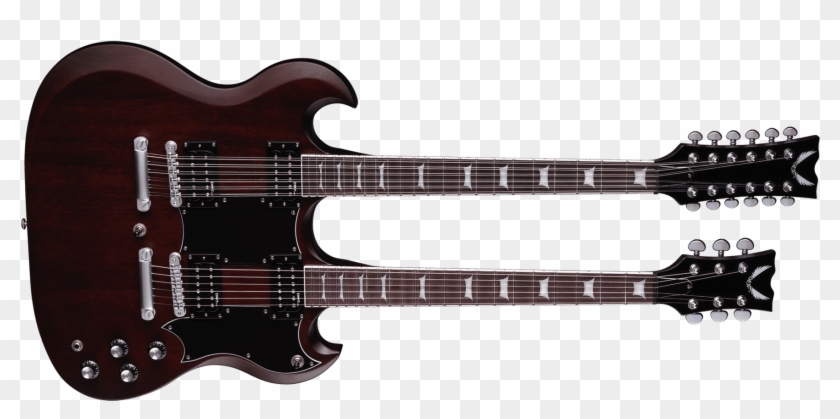 Guitar Neck Png Transparent Background - Guitar Double Neck Clipart