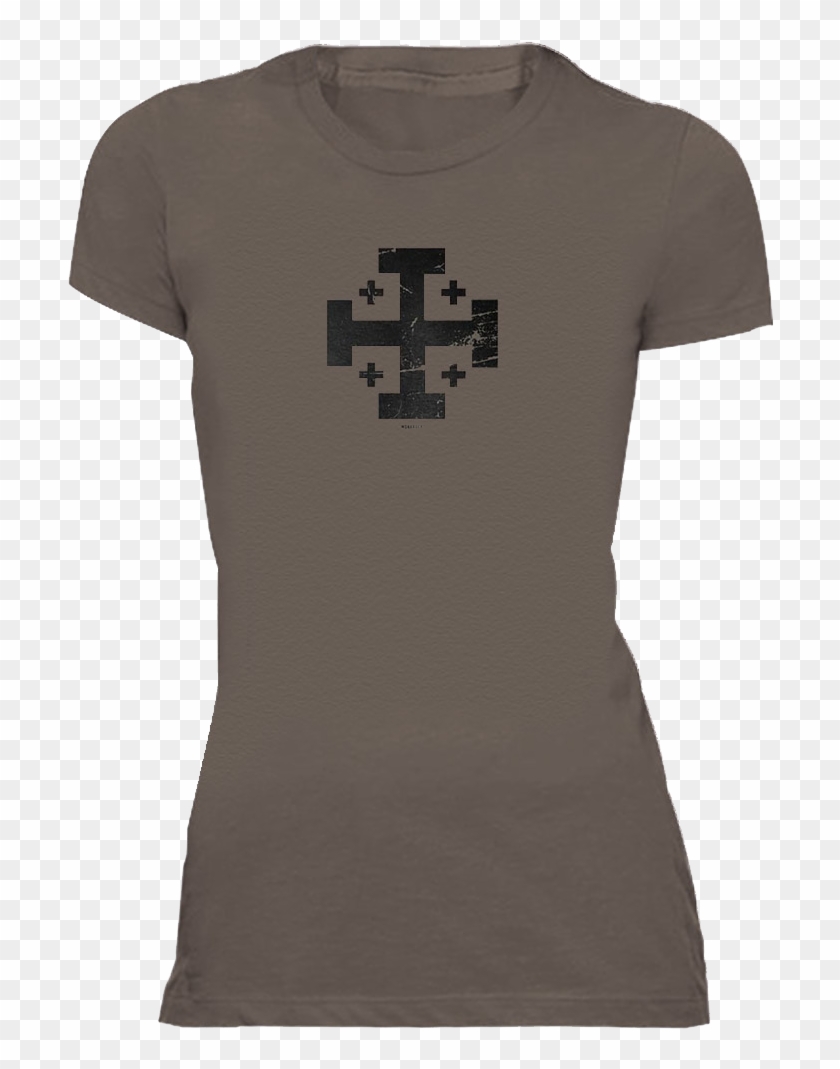 Jerusalem Cross Women Tee Clipart #3160809
