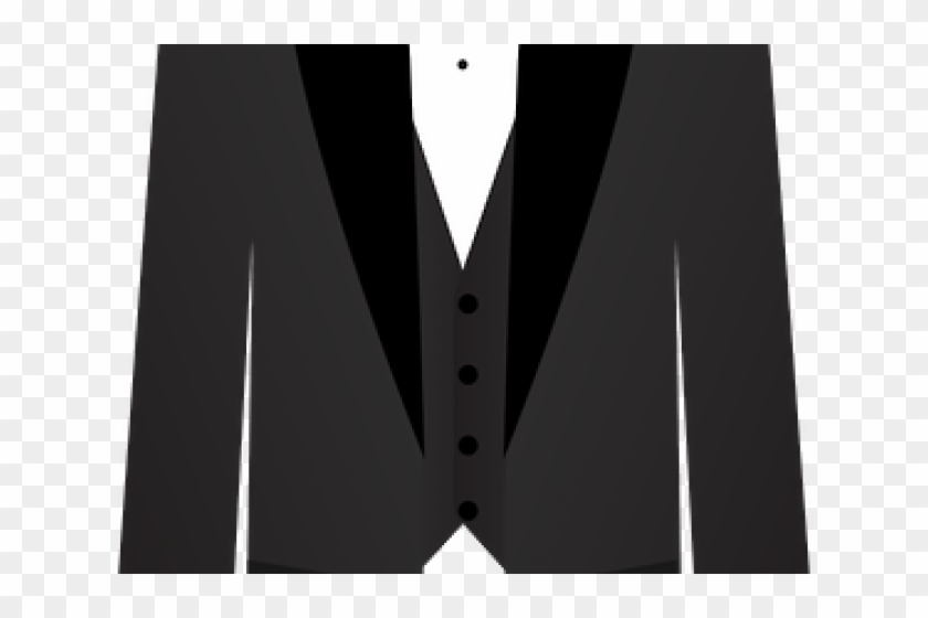 Gown Clipart Tuxedo - Tuxedo - Png Download