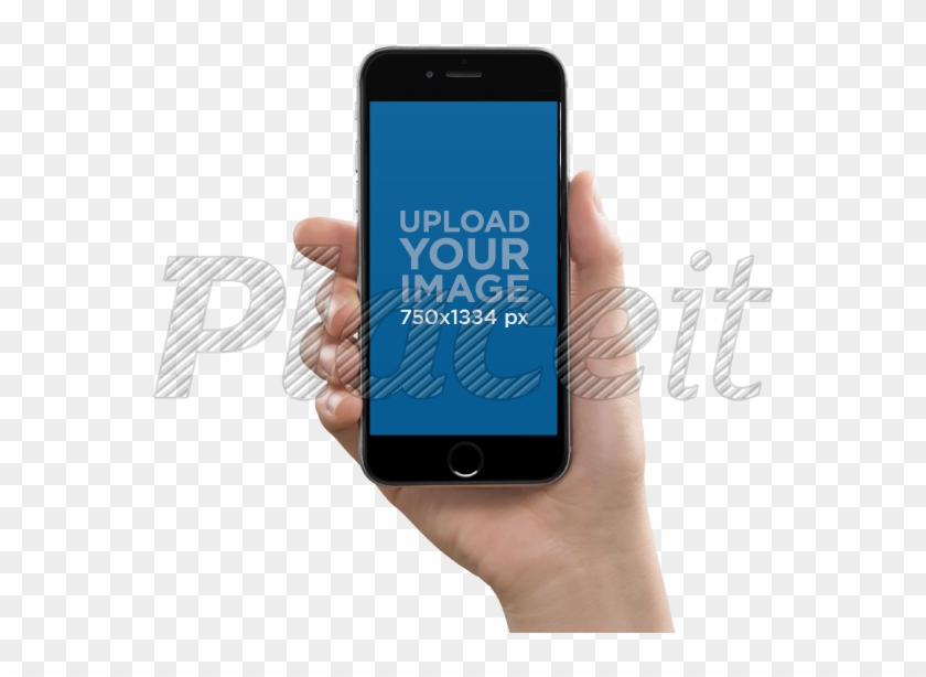 Hand Holding Iphone Png - Hand Holding Iphone 6 Png Clipart