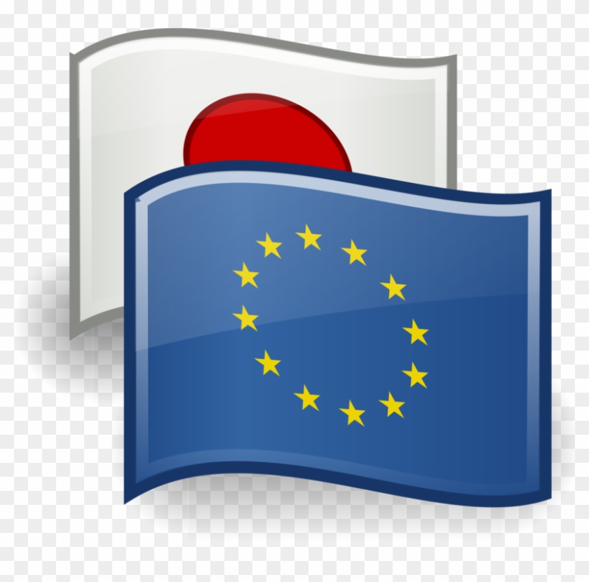 Flag Of Europe Flag Of Japan European Union - Eu Flag Clipart