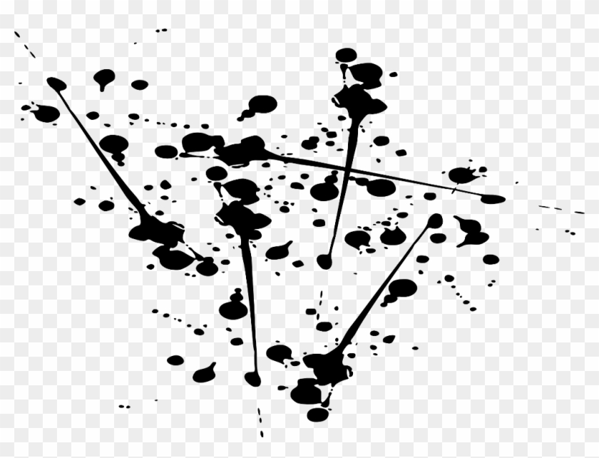#paint #splatter #splash #ink #drop #splattered, #drip - Paint Splash Transparent Png Clipart