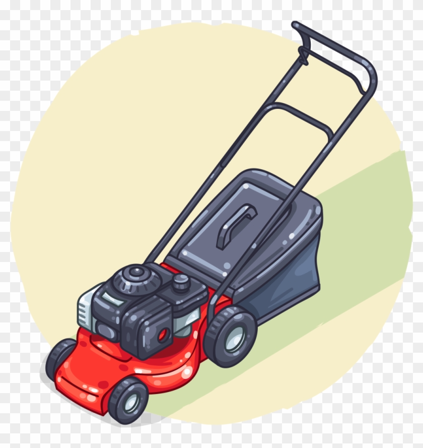 Find Near Me - Walk-behind Mower Clipart #3162523