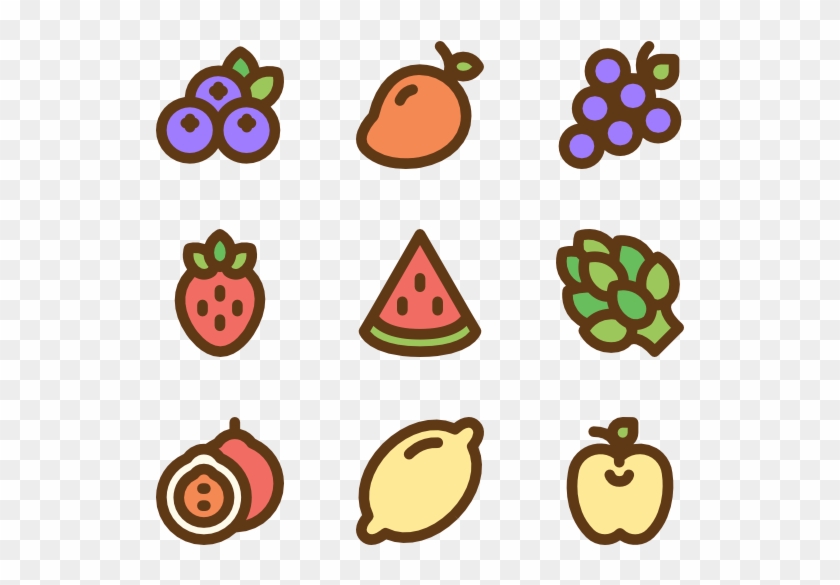 Cartoon Fruit And Vegetables Png Clipart #3162859