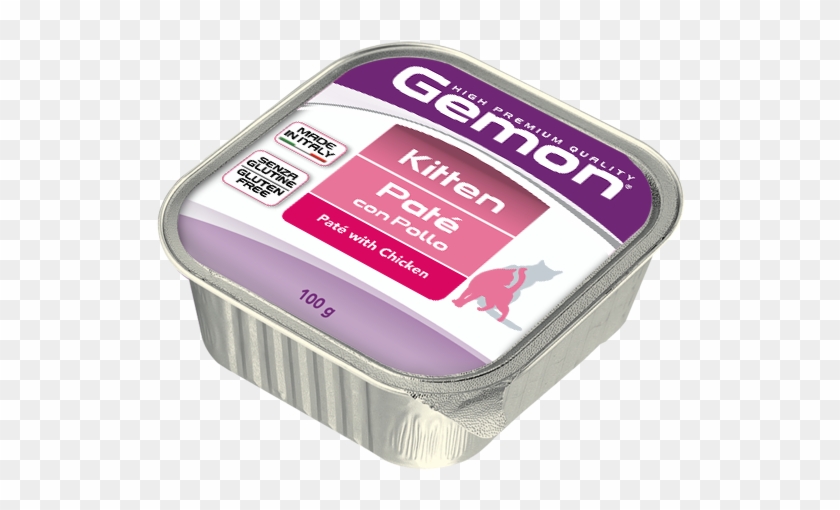 Gemon Gatto Umido Pate Pate Con Pollo Kitten - Broccoli Clipart #3163662