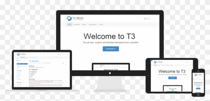 T3 Framework - Joomla T3 Clipart