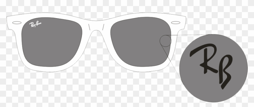 Ray Ban Logo Glasses , Png Download - Ray Ban Rb Logo Clipart #3164027