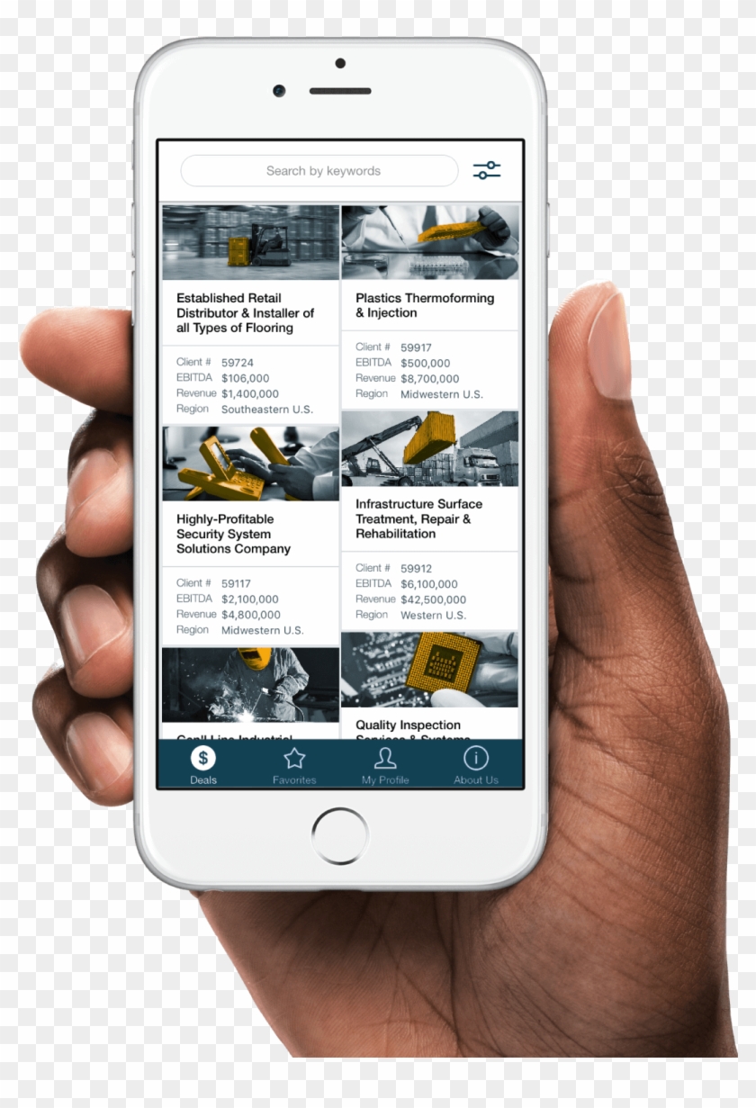 Img App Hand Desktop - Mobile App Clipart