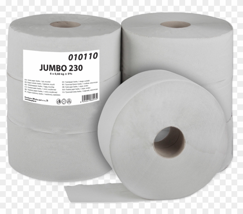 Toilet Paper Jumbo 230, Standard - Label Clipart #3164509