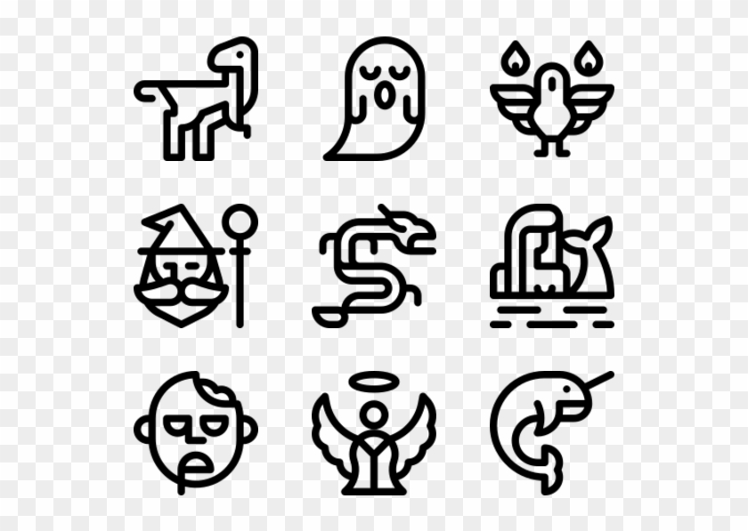 Fantastic Characters - Call Center Icon Line Clipart #3164630