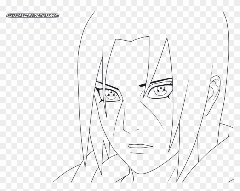 Itachi Drawing Obito - Itachi Uchiha Coloring Clipart #3164827