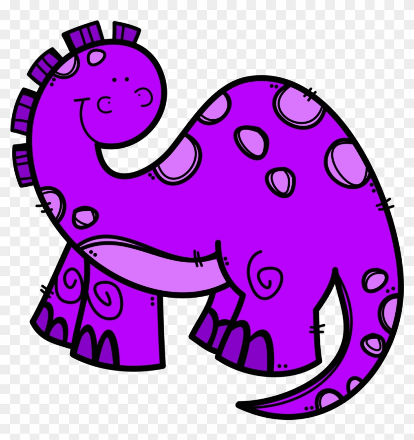 Dinosaurs Clipart Purple Clip Arts For Free Download - Melonheadz Dinosaur Clipart - Png Download