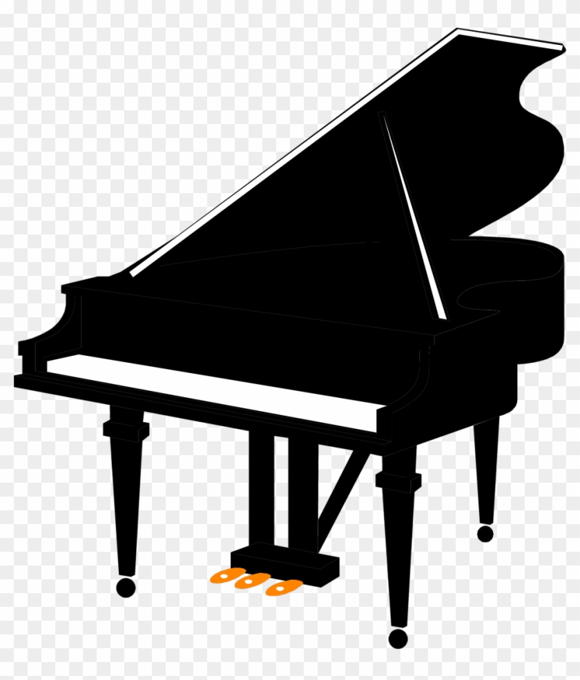 Svg Free Download Silhouette At Getdrawings Com For - Piano Clipart - Png Download