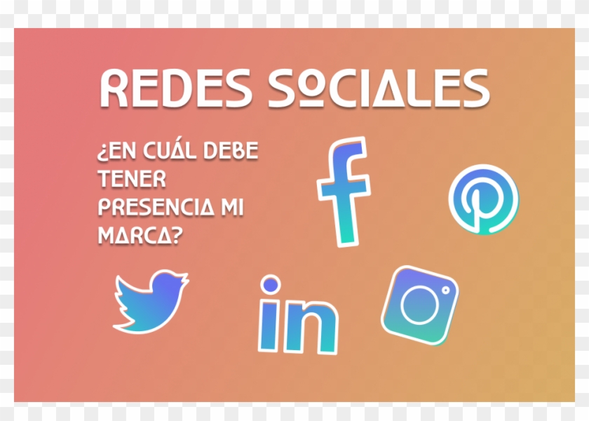 Redes Sociales, ¿en Cuál Debe Tener Presencia Mi Marca - Cross Clipart #3165610