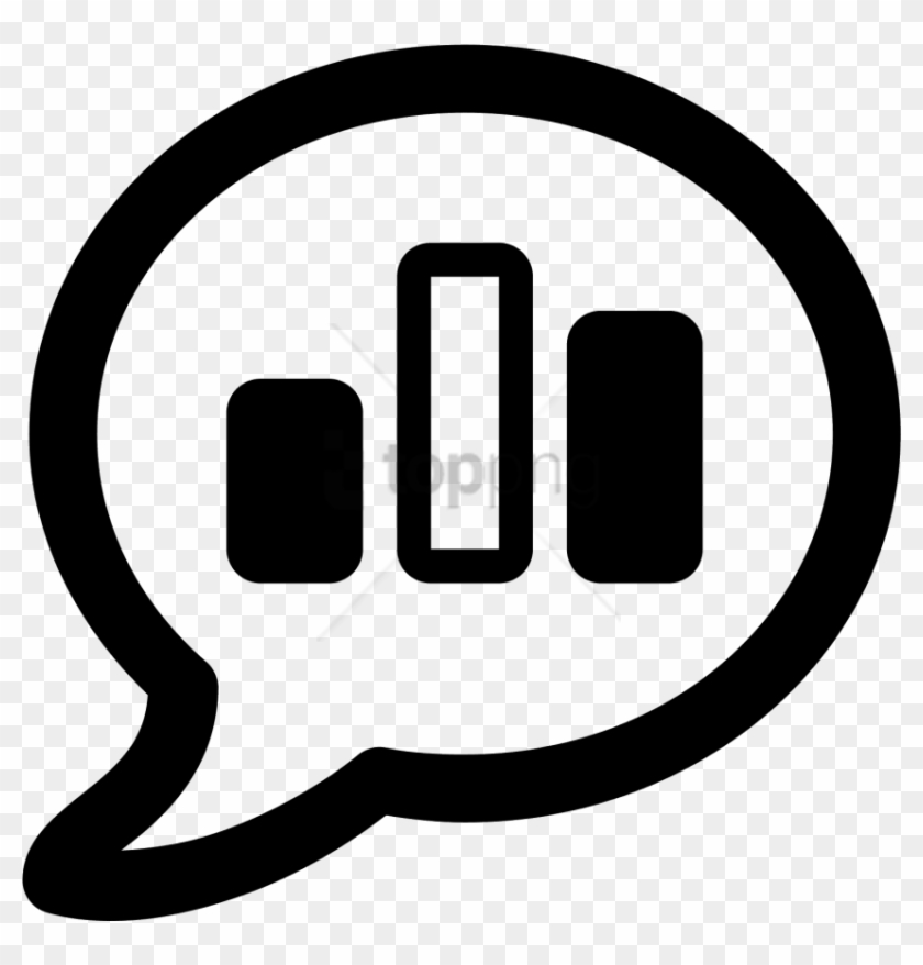 Free Png This Is A Picture Of A Quotation Bubble With - Polls Icon Clipart