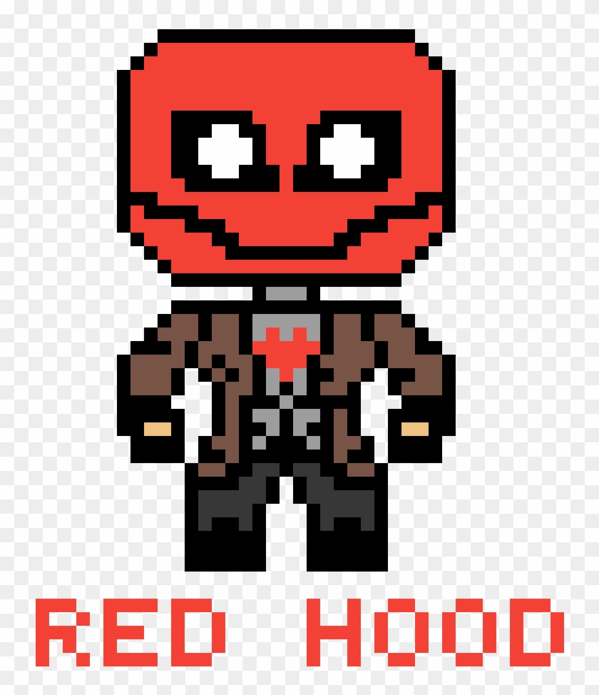 Red Hood 8 Bit Pop - Drawing Clipart