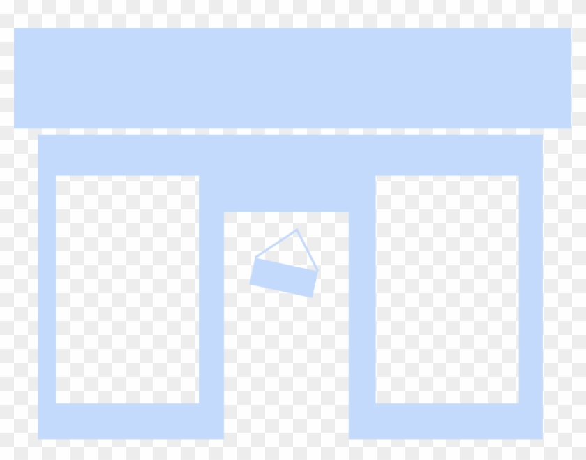 Blue Retail Business Icon - Paper Product Clipart