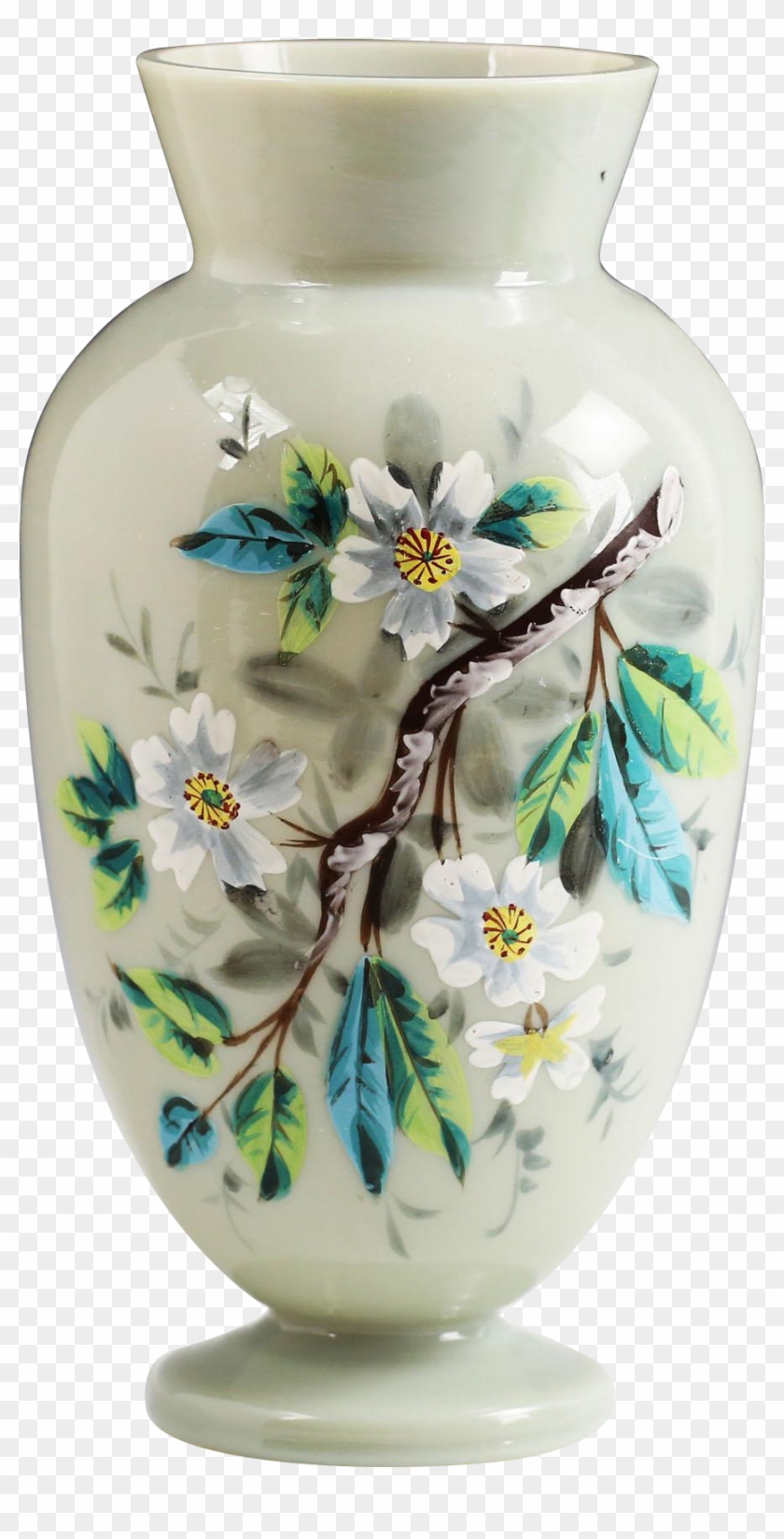 Clipart Freeuse Antique Victorian Slate Opaline Glass - Porcelain - Png Download #3166879
