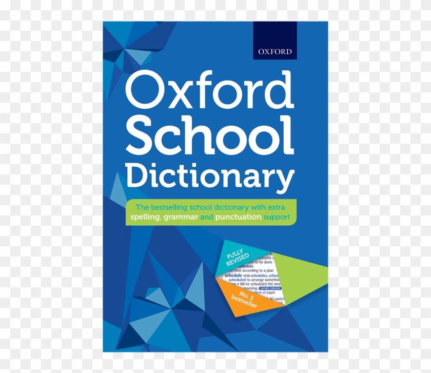 Dictionary Oxford School - Poster Clipart #3167218