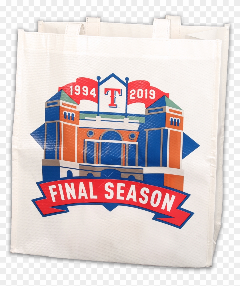Mlb Network Final Season Logo Tote - Texas Rangers Opening Day 2019 Clipart
