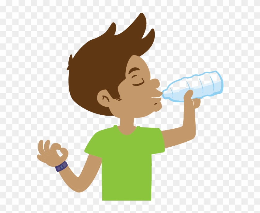 A Long Glass Of Water And Make Sure You Get Your 2l - Boy Drinking Water Clipart Png Transparent Png