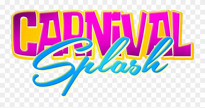 Carnival Splash Mansion Pool Party - Calligraphy Clipart