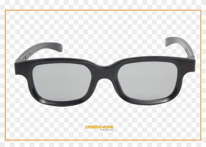 3d Polarized Cinema Glasses Transparent - 3d Cinema Glasses Transparent Clipart #3168285