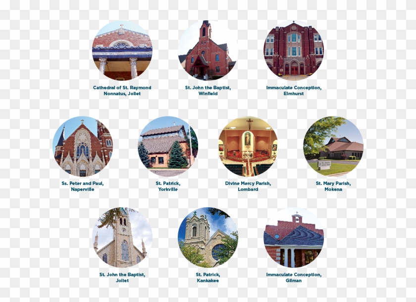 Pilgrimagechurches2 - House Clipart #3168393
