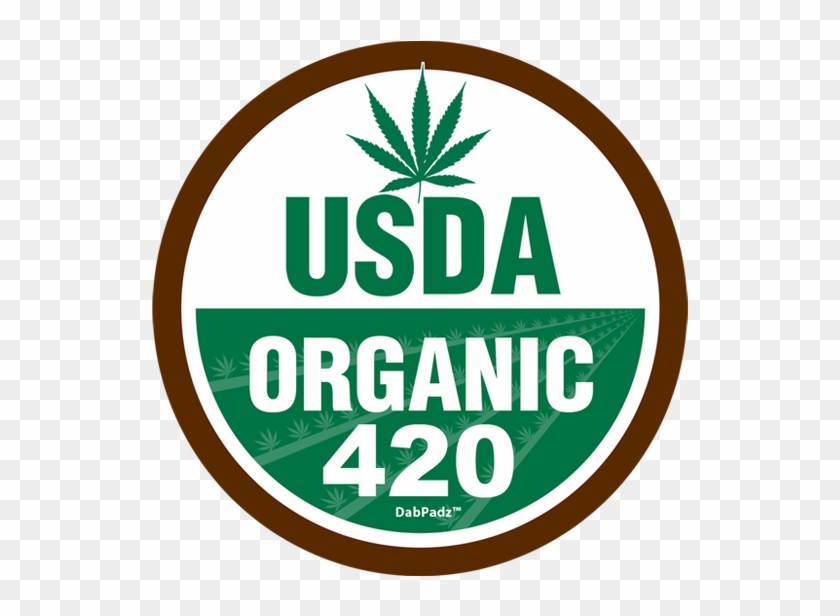 Usda Organic 420 Dab Pad - Usda Organic Clipart #3168519