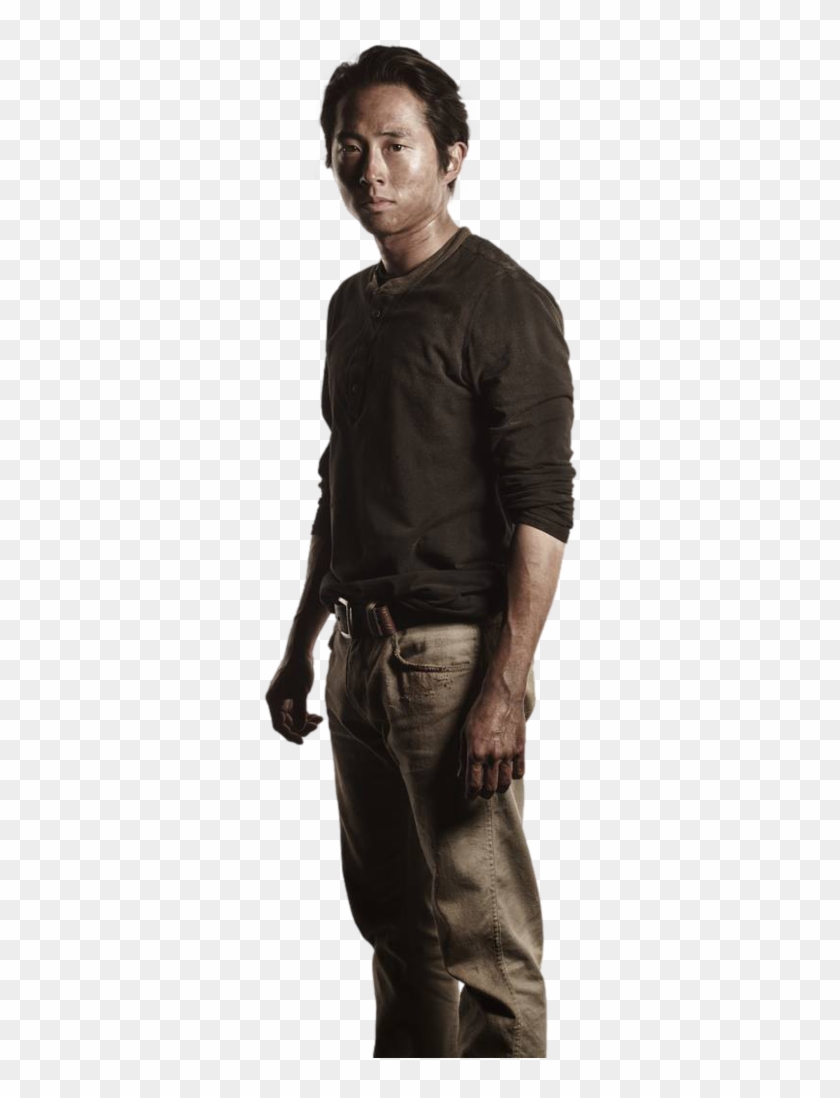 Glenn Season 4 The Walking Dead Render By Twdmeuvicio - Steven Yeun Glenn Walking Dead Clipart