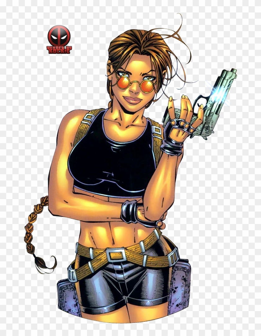 Kick @$$ - Lara Croft Tomb Raider Comic Clipart #3169118