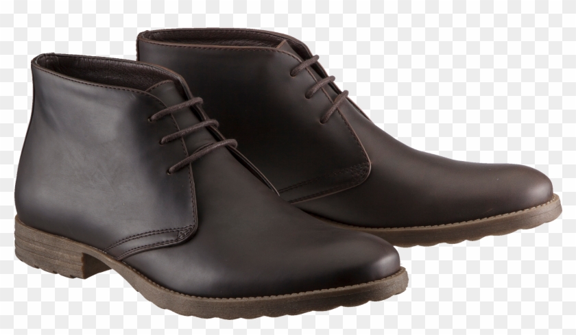 Chocolate Rambo Lace Up Boot Clipart