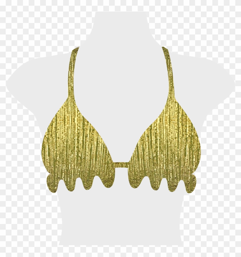 Golden Glow Flora Bikini Top , Png Download Clipart #3169488