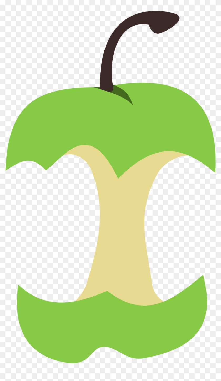 Apple Manzana Dorada, Manzanas Venenosas, Fruto Prohibido, - Apple Core No Background Clipart #3170159