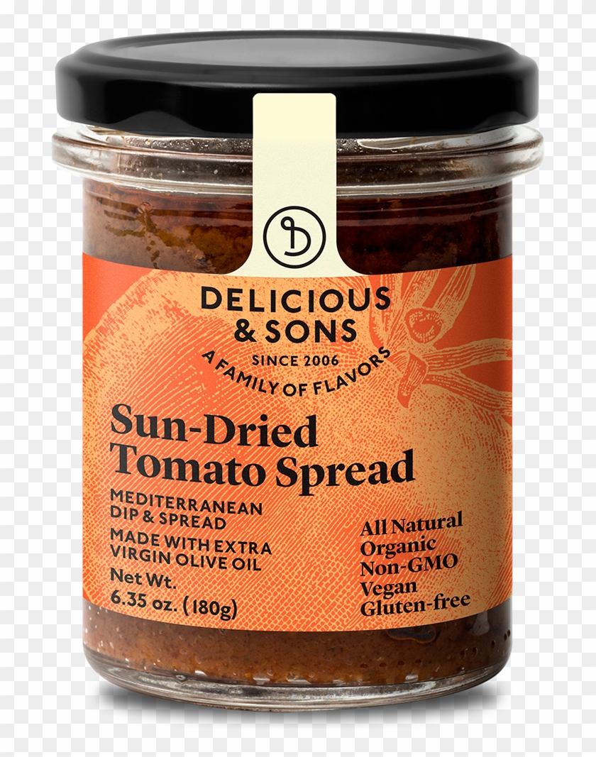 Organic Saffron & Orange Aioli Delicious & Sons - Sun-dried Tomato Clipart #3170332