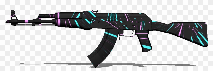 Csgo Skins Png - Ak 47 Uncharted Skin Clipart #3170410