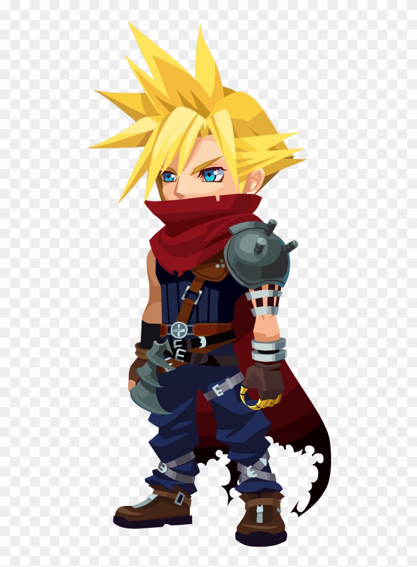 Cloud - Kingdom Hearts Union X Cloud Clipart