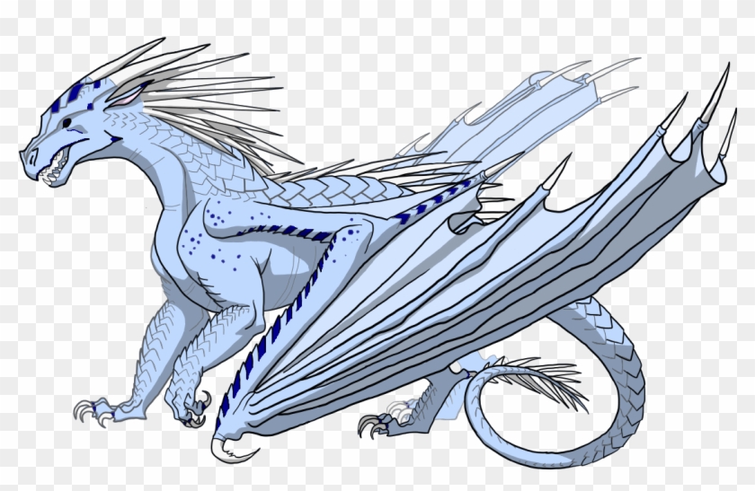 Wings Of Dragon Color Breathing Blue Ali - Wings Of Fire Icewing Base Clipart #3170931