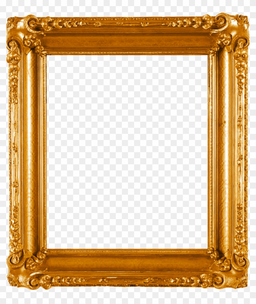 0 131098 C9ca63af Orig Free Frames, Free Digital Scrapbooking, - Golden Painting Frame Clipart