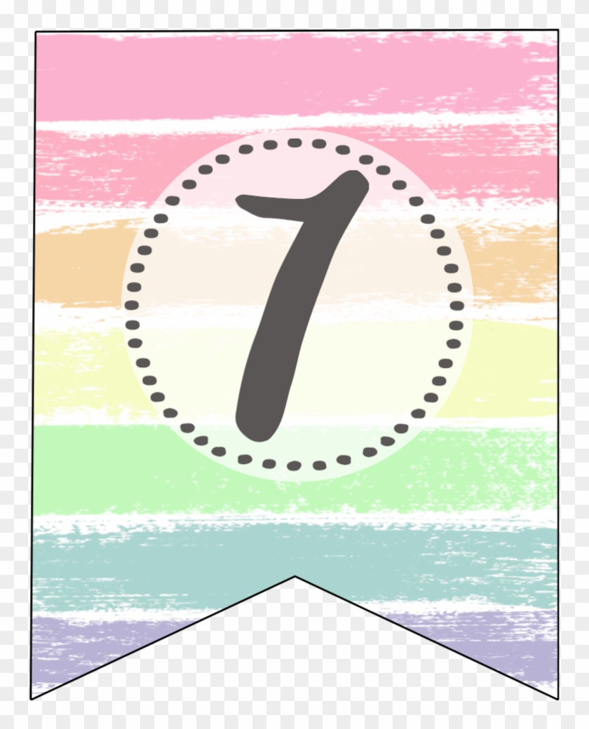 Pastel Banner Letter A - Tairona Symbols Clipart