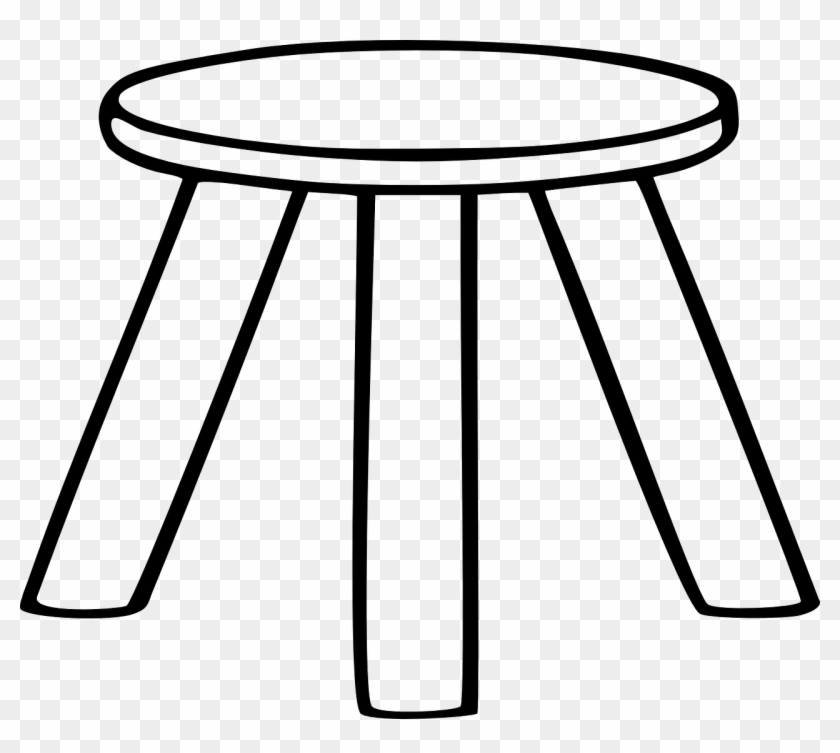 Stool Three-legged Chair Png Image - 3 Legged Stool Clipart Transparent Png #3171637