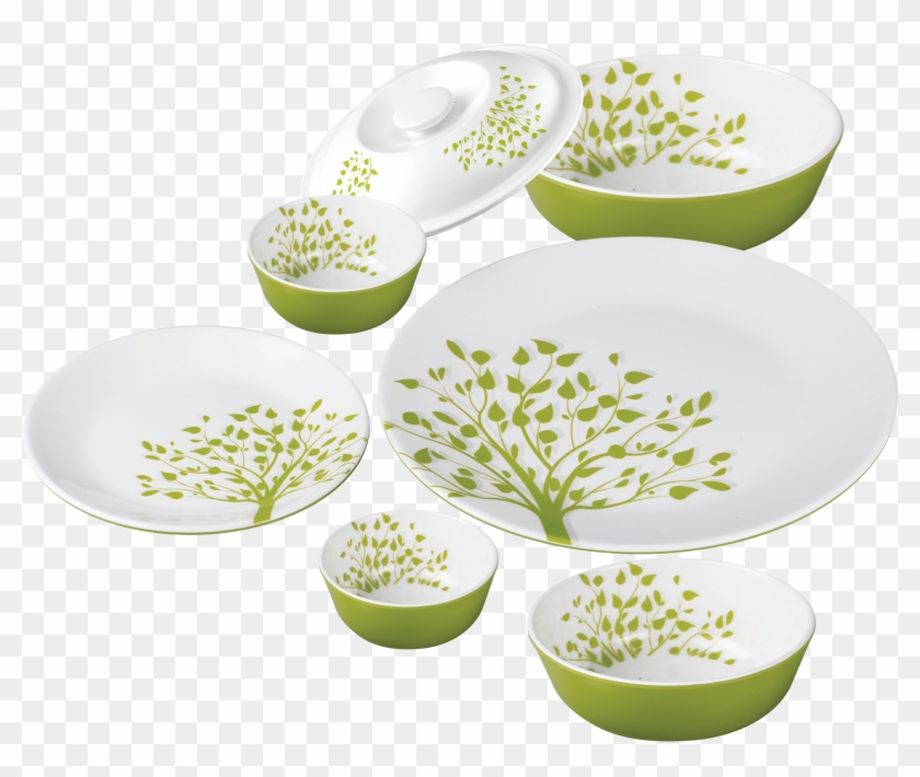 Pc Dual Set - Servewell Melamine Dinner Sets Clipart #3171645