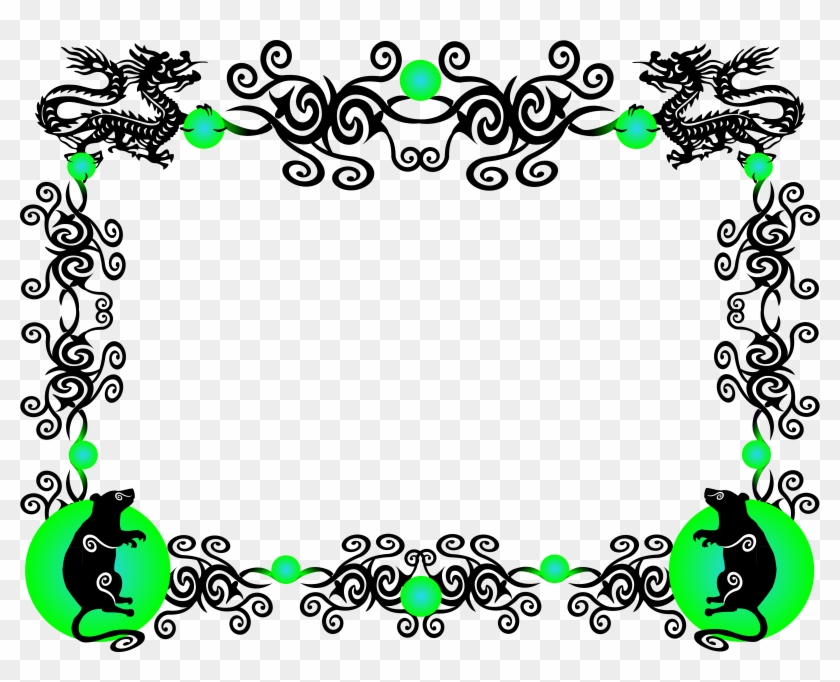 This Free Icons Png Design Of Rat Border - Chinese New Year Border Png Clipart #3171857