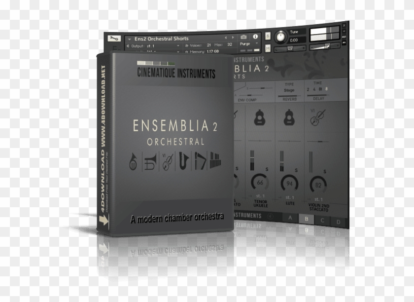 Ensemblia 2 Orchestra Kontakt Library - Electronics Clipart #3171976