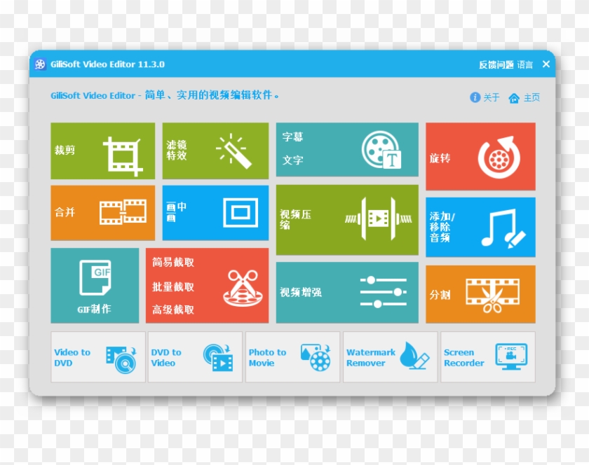 视频编辑软件gilisoft Video Editor V11 - Gilisoft Video Editor 11.2 0 Clipart