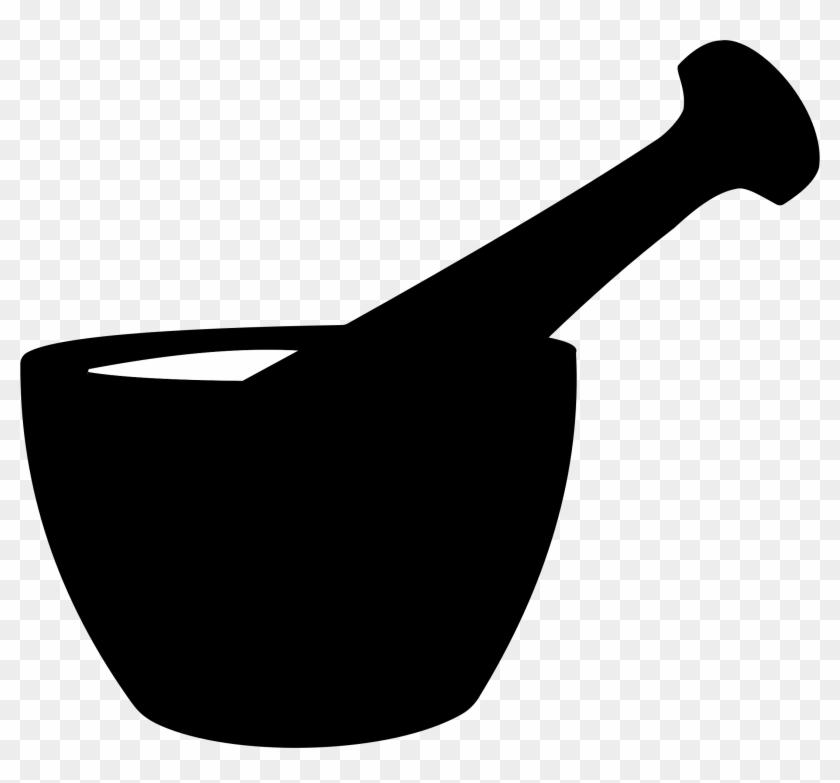 Blender At Getdrawings Com Free For Personal - Mortar And Pestle Silhouette Clipart