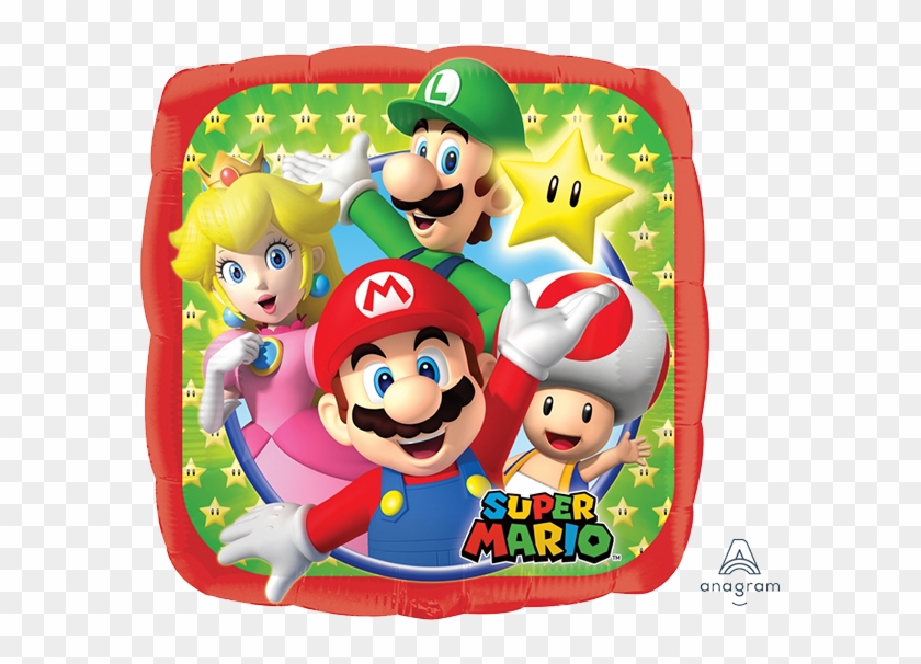 Mario Bros Balloon - 026635320085 Clipart #3172834