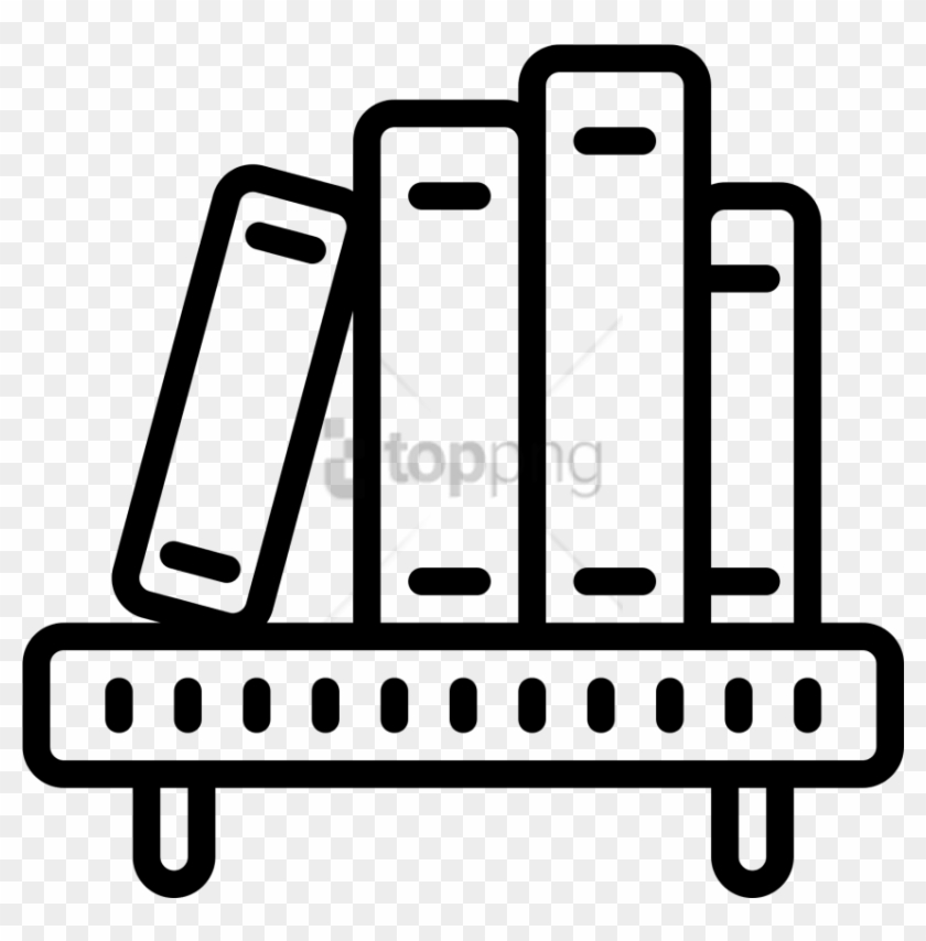 Free Png Book Shelf Icon - Shelf Of Books Icon Clipart #3173696
