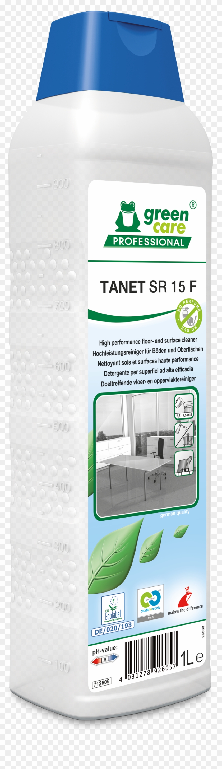 Wohlfuelflasche Tanet Sr 15 F 1l Web - Green Care Tanet Sr 15 Clipart