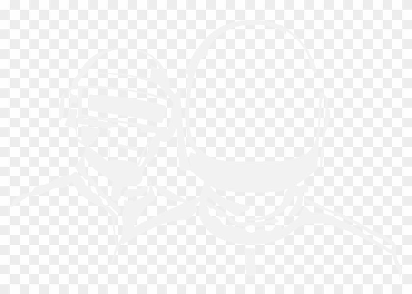 Stickers Transparent Punk - Daft Punk Helmets Black And White Clipart